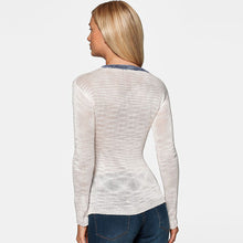 Women Knitted Sweaters Stripe Stars Long Sleeve Loose Knit Casual Tee Tops Sweaters Pullovers pull femme IMY66