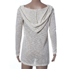 Women Knitted Sweaters Womens Sexy V Neck Long Sleeve Hooded Knitwear Shirt Casual Loose Tops Pullover pull femme IMY66