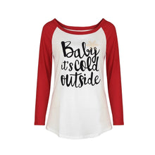 Women Letter Printing Splicing T-Shirts Casual Long Sleeve Round Neck Shirt Tops Tee Shirt femme camisetas y tops IMY66