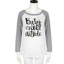 Women Letter Printing Splicing T-Shirts Casual Long Sleeve Round Neck Shirt Tops Tee Shirt femme camisetas y tops IMY66