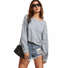 Women Long Sleeve T-Shirts Sexy O Neck Back Lace Up Bandage Sweatershirt Tops Tee Shirts femme camisetas y tops IMY66