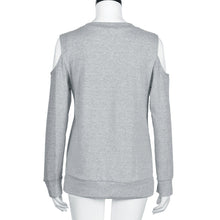 Women Loose Pullover T-Shirt Solid Off the Shoulder Long Sleeve Tee Shirt Femme camiseta feminina IMY66