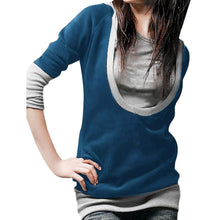 Women Loose Pullover T-Shirt Sweatershirts Casual Hooded Long Sleeve Tee Shirt Femme camiseta feminina IMY66