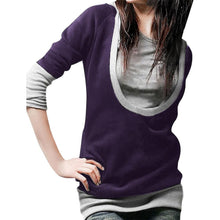 Women Loose Pullover T-Shirt Sweatershirts Casual Hooded Long Sleeve Tee Shirt Femme camiseta feminina IMY66