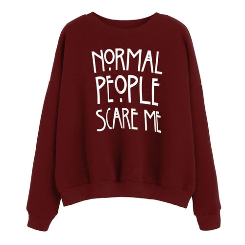 Women long Sleeve Letter Print Sweatshirt Pullovers Casual Letter Print Tee Shirt femme camisetas y tops IMY66