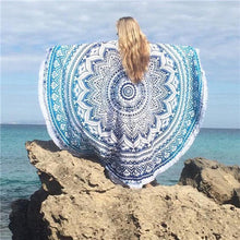 Beach Cover Up Boho Print Beach mat Swimwear Women Praia Hippie Boho Cartoon Cloak Beach mats Kimono Tunic IMY66