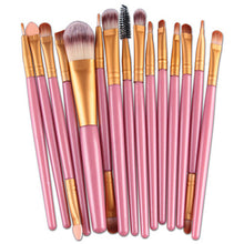 15pcs/Set Makeup Brushes Synthetic Make Up Brush Set Tools Kit Professional Makeup Brushes Cosmetics Tool IMY66