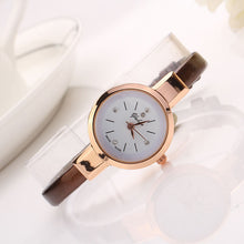 relogio feminino Women Small Dial PU Leather Analog Quartz Bracelet Wristwatch Ladies Simple Dress Watches IMY66