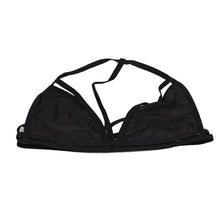 Black Women Bandage Camis Tops Sexy Celeb Women Bralette Caged Back Cut Out Unpadded Bra Bralet Crop Top Shirt IMY66