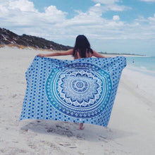 Boho Beach Cover Up Bikini Printed Swimwear Bathing Suit Mat Rug Kimono Tunic Tops Blusas Feminino IMY66