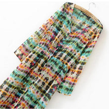 Boho Women Maxi Dress Chiffon Blouses Print Kimono Gypsy Hippie Long Sleeve Women Kimono Cardigan blusas y camisas mujer IMY66