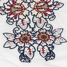 Boho Women Dress Bohemia National Wind Printing Round Neck BaT-Shirt Blouse Tops Beach Dress vestidos femininos IMY66