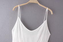 Boho Women White Lace Crochet Splice Dress Sexy Strap V-Neck Party Mini Dress Beach Dresses vestidos IMY66