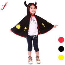Boys Girls Kids Children Halloween Party Cosplay Costumes Cloak Masquerade Props Small Devil Horns Gowns IMY66