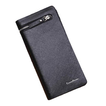 Men's Long Zipper Wallet Leather Clutch carteira masculina PU Leather Men Wallets Business Card holder Purse IMY66