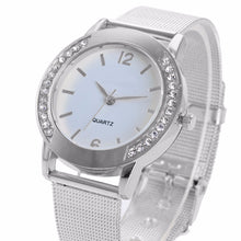 Watch Women Ladies Luxury Rhinestone Full Stainless Steel Band Analog Quartz Wrist Dress Watches relogio feminino IMY66