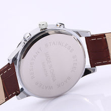 Business Watch For Men Top Luxury Faux Leather Numerals Analog Quartz Wrist Watch relogio masculino IMY66