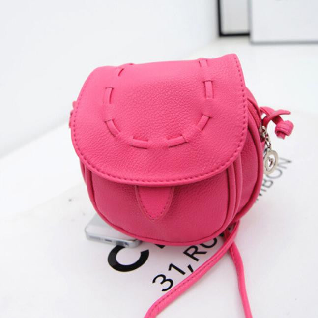 Candy Color Lovely Cute Girl Women Handbags Bag Pu Leather Mini Small Adjustable Shoulder Bag Purse bolsas IMY66