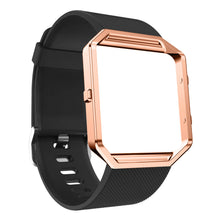 Candy Color Luxury Soft Silicone Watch Band Wrist strap + Metal Frame For Fitbit Blaze Watch Buckle Bracelet IMY66