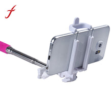 15.5-63cm Mini Wired selfie stick Extendable Handheld Self-Pole Tripod Monopod Stick For Phone IMY66