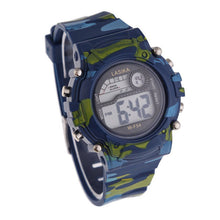 Children Boys Camouflage Swimming s Digital Wrist Watch Waterproof IMY66