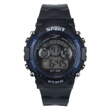 Children Boys Girls Waterproof Cartoon Outside LED Light Alarm Date Multifunction Digital Watch IMY66