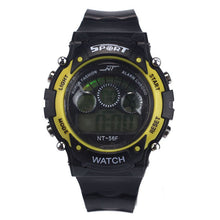 Children Boys Girls Waterproof Cartoon Outside LED Light Alarm Date Multifunction Digital Watch IMY66