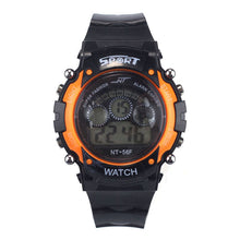 Children Boys Girls Waterproof Cartoon Outside LED Light Alarm Date Multifunction Digital Watch IMY66