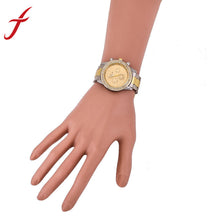 Classic Luxury Stainless Steel Rhinestone Women Quartz Wrist Watch Gold&Silver Watches Women IMY66