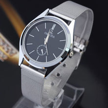 Classic Women Men Watch Luxury Couple Lover's Watches Stainless Steel Band Quartz Wrist Watch relogio feminino IMY66