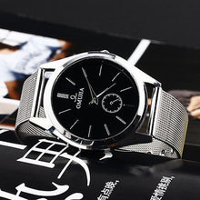 Classic Women Men Watch Luxury Couple Lover's Watches Stainless Steel Band Quartz Wrist Watch relogio feminino IMY66