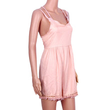 Combishort Femme Loose Short Jumpsuit Sexy Backless Deep V-neck Double Spaghetti Playsuit Rompers Womens Jumpsuit IMY66