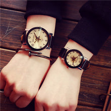 Couple Lovers Watches Casual Women Men Dress Watch PU Leather Strap Quartz Wrist Watch Watches relogio masculino IMY66