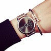 Creative Stainless Steel Women Men's Watches Couple Lover's Military Sport Quartz Wrist Watch Relogio Masculino Clock IMY66