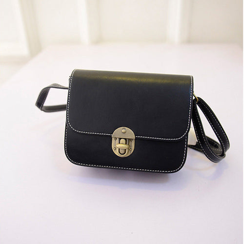 Crossbody Bags for Women Vintage PU Leather Bag Ladies Shoulder Bag Casual Sac a Main Femme bolsas feminina IMY66