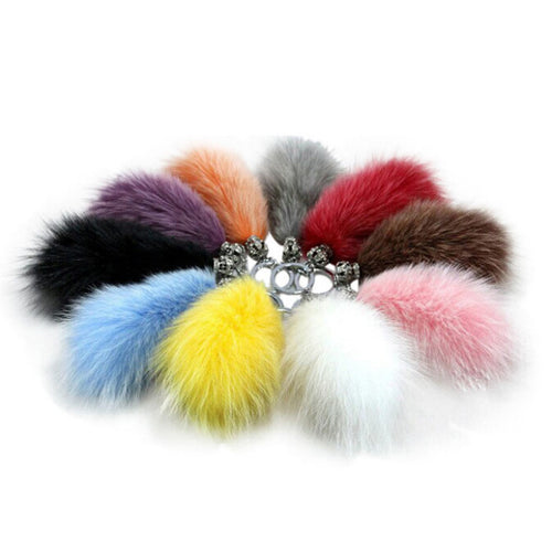 Cute Fur Balls Plush Key Chain For Car KeyRing Bag Pendant Car Keychain IMY66