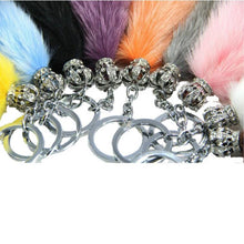 Cute Fur Balls Plush Key Chain For Car KeyRing Bag Pendant Car Keychain IMY66