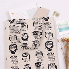 Cute Women Canvas Bag Fashon Casual Owl Pattern Shoulder Bag Student Bag Handbag Beach Bags bolsas feminina IMY66