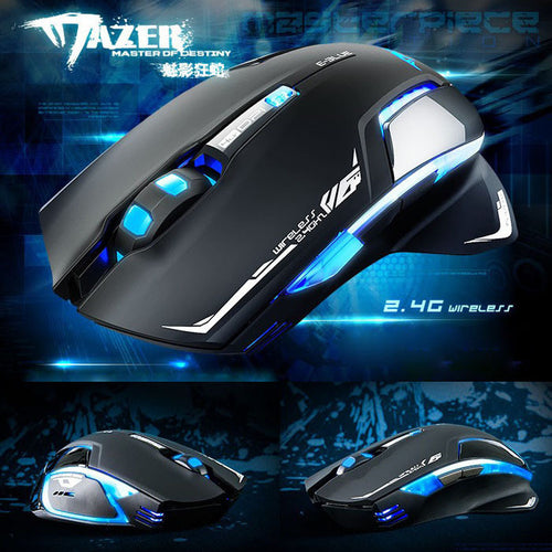 E-3lue 6D Mazer II 2500 DPI Blue LED 2.4GHz Wireless Optical Gaming Game Mouse IMY66