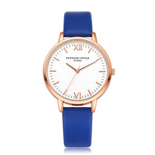 Elegant Dress Watches For Women Lady Casual Roman PU Leather Band Rose Gold Quartz Wrist Watch Hours Relogios Femininos IMY66