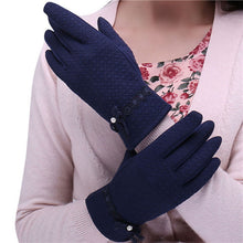 Elegant Gloves For Womens Bow Phone Touch Screen Gloves Outdoor Warm Gloves Mittens Cashmere IMY66