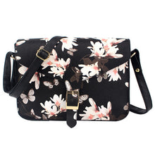 Bags For Women Floral PU Leather Shoulder Crossbody Bag Satchel Handbag Messenger Bag bolsos IMY66