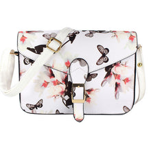 Bags For Women Floral PU Leather Shoulder Crossbody Bag Satchel Handbag Messenger Bag bolsos IMY66