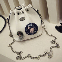 Brands Women Bag Soft PU Leather Chain Handbag Cross Body Shoulder Messenger Bucket Bag bolsa feminina IMY66