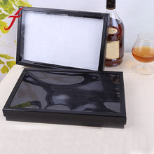 100 Slots Jewelry Rings Display Tray Velvet Case Box Jewelry Storage Box Holder Organizer IMY66