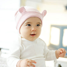 Small Ears Strip Cotton Baby Boys Girls Sets Headgear Money Infants Cotton Hat bebes IMY66