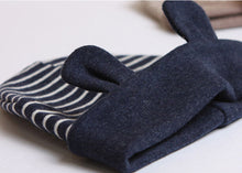 Small Ears Strip Cotton Baby Boys Girls Sets Headgear Money Infants Cotton Hat bebes IMY66