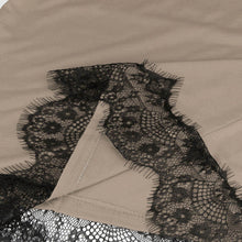 Casual Dress For Women Long Sleeve Round Neck Lace Splice Party Mini Dress vestidos femininos robe IMY66