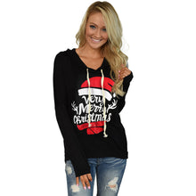 Letter Print T-Shirts For Women Casual Long Sleeve Hoodie Sweatshirt Tops Womens Clothing IMY66