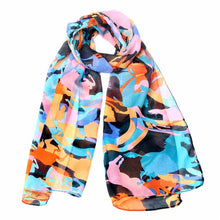 Lady Womens Silk Scarf Long Print Chiffon Scarf Wraps Shawl Soft Scarf Scarves Large Size IMY66